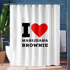 I Love Marijuana Brownie Shower Curtain 60  X 72  (medium)  by ilovewhateva