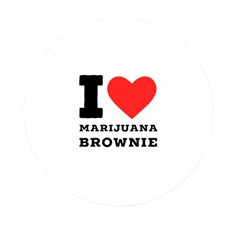 I Love Marijuana Brownie Mini Round Pill Box by ilovewhateva