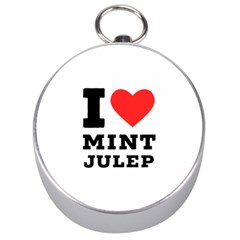 I Love Mint Julep Silver Compasses by ilovewhateva