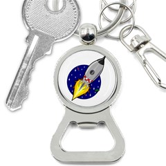 Rocket Ship Launch Vehicle Moon Bottle Opener Key Chain by Salman4z