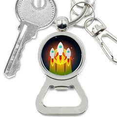 Rocket Take Off Missiles Cosmos Bottle Opener Key Chain by Salman4z