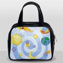 Science Fiction Outer Space Classic Handbag (two Sides) by Salman4z