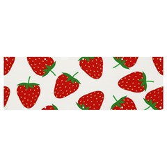 Seamless Pattern Fresh Strawberry Banner And Sign 12  X 4  by Salman4z