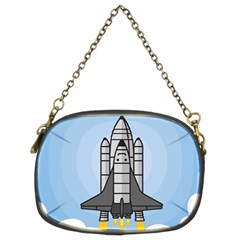 Rocket Shuttle Spaceship Science Chain Purse (two Sides) by Salman4z