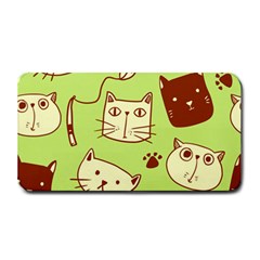 Cute Hand Drawn Cat Seamless Pattern Medium Bar Mat by Salman4z