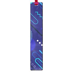 Classic-blue-background-abstract-style Large Book Marks by Salman4z