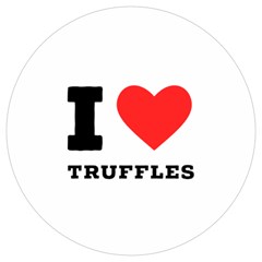 I Love Truffles Round Trivet by ilovewhateva