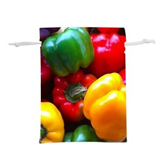 Colorful Capsicum Lightweight Drawstring Pouch (m) by Sparkle