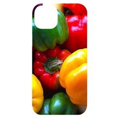 Colorful Capsicum Iphone 14 Plus Black Uv Print Case by Sparkle