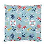 Nautical-marine-symbols-seamless-pattern Standard Cushion Case (One Side) Front