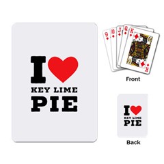 I Love Key Lime Pie Playing Cards Single Design (rectangle) by ilovewhateva