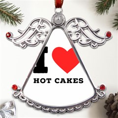 I Love Hot Cakes Metal Angel With Crystal Ornament by ilovewhateva