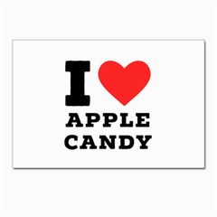 I Love Apple Candy Postcards 5  X 7  (pkg Of 10) by ilovewhateva