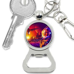 Far-future-human-colonization Bottle Opener Key Chain by Salman4z