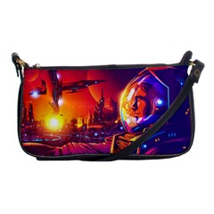 Far-future-human-colonization Shoulder Clutch Bag by Salman4z