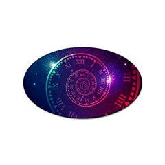 Time-machine Sticker Oval (10 Pack) by Salman4z