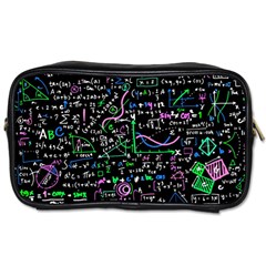 Math-linear-mathematics-education-circle-background Toiletries Bag (two Sides) by Salman4z