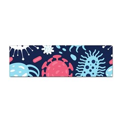 Seamless-pattern-microbes-virus-vector-illustration Sticker Bumper (10 Pack) by Salman4z