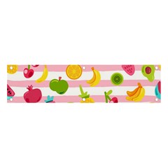 Tropical-fruits-berries-seamless-pattern Banner And Sign 4  X 1  by Salman4z