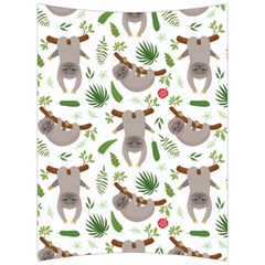 Seamless-pattern-with-cute-sloths Back Support Cushion by Salman4z