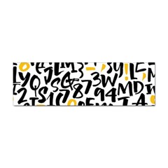 Letters-pattern Sticker Bumper (10 Pack) by Salman4z