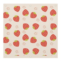 Strawberries-pattern-design Banner And Sign 4  X 4  by Salman4z