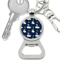 Swan Pattern Elegant Design Bottle Opener Key Chain by pakminggu