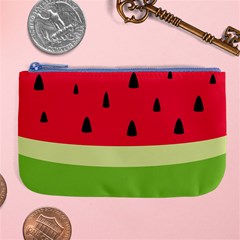 Watermelon Fruit Food Healthy Vitamins Nutrition Large Coin Purse by pakminggu