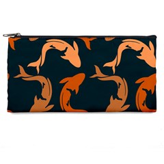 Background Pattern Texture Design Wallpaper Fish Pencil Case by pakminggu