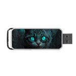 Angry Cat Fantasy Portable USB Flash (Two Sides) Front