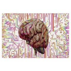 Brain Think Neurons Circuit Banner And Sign 6  X 4  by pakminggu