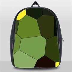 Mosaic Structure Background Tile School Bag (xl) by danenraven