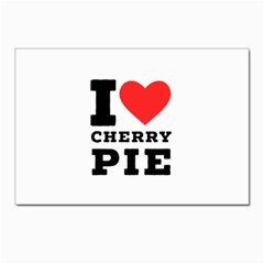 I Love Cherry Pie Postcards 5  X 7  (pkg Of 10) by ilovewhateva