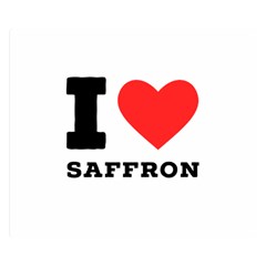 I Love Saffron Premium Plush Fleece Blanket (small) by ilovewhateva