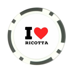 I Love Ricotta Poker Chip Card Guard (10 Pack) by ilovewhateva