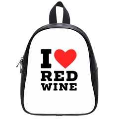 I Love Red Wine School Bag (small) by ilovewhateva