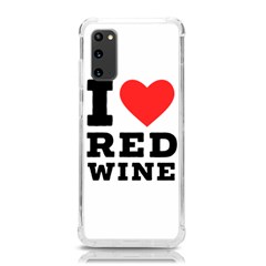 I Love Red Wine Samsung Galaxy S20 6 2 Inch Tpu Uv Case by ilovewhateva