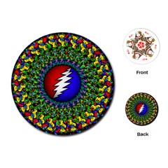 Grateful Dead Playing Cards Single Design (round) by Mog4mog4