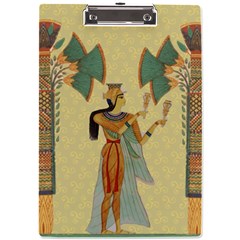 Egyptian Design Man Artifact Royal A4 Acrylic Clipboard by Mog4mog4