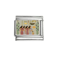 Egyptian Paper Women Child Owl Italian Charm (9mm) by Mog4mog4