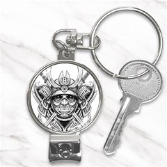 Drawing Samurai Tattoo Sketch Japanese Samurai Nail Clippers Key Chain by Mog4mog4