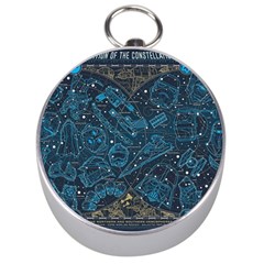 Position Of The Constellations Illustration Star Blue Silver Compasses by Bakwanart