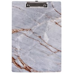 Gray Light Marble Stone Texture Background A4 Acrylic Clipboard by Vaneshart