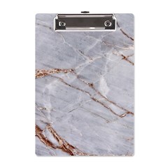 Gray Light Marble Stone Texture Background A5 Acrylic Clipboard by Vaneshart