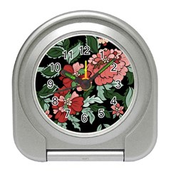 Beautiful Floral Vector Seamless Pattern Travel Alarm Clock by Vaneshart