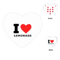 I Love Lemonade Playing Cards Single Design (heart) by ilovewhateva