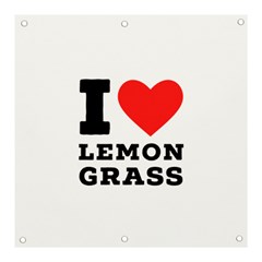 I Love Lemon Grass Banner And Sign 3  X 3  by ilovewhateva