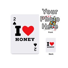 I Love Honey Playing Cards 54 Designs (mini) by ilovewhateva