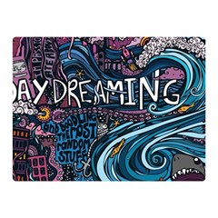 Graffiti Art Psychedelic Art Graphic Design Modern Art Two Sides Premium Plush Fleece Blanket (mini) by 99art