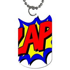 Zap Comic Book Fight Dog Tag (two Sides) by 99art